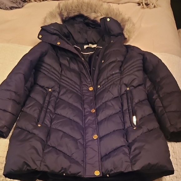 Anne Klein Jackets & Blazers - Anne Klein Black Coat with Gold Accents